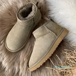 Дизайнерские ботинки Женские кожаные ботинки Braid Comfy Australia Booties Замшевые овчины с коротким мини-бантом цвета хаки черный белый розовый темно-синий уличные кроссовки