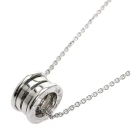 Collana di gioielli in argento di lusso Bulgary Collana di design classico di alta qualità per donna con pendente da uomo con set di scatole birthd313v