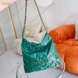Designer Garbage Bag CHANNL Damen Schulterhandtasche Modemarke Alphabet Diamond Plaid Tote Retro Chain Beach Travel Einkaufstasche mit großer Kapazität