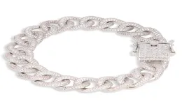 Bracelet de Tennis en Zircons, ornements simples haut de gamme hip Hop pour hommes et femmes 3210116