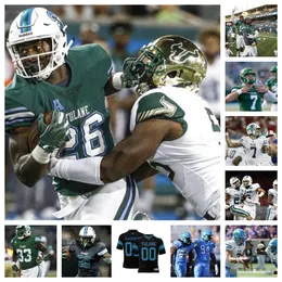 Tulane Green Wave Football Jersey 93 Elijah Champaigne 94 Eric Hicks Jr. 32 Bailey Despanie 72 Trey Tle 52 Tyler Grubbs 6 Darius