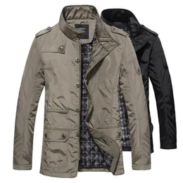 Giacche da uomo Inverno Uomo Giacche e cappotti Tempo libero Giacca calda e spessa antivento Cappotto lungo da uomo Trench Parka Abbigliamento Drop 230907