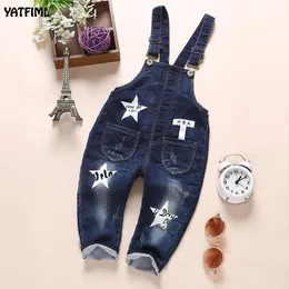 Rompers Yatfiml Baby Jumpsuit Kids Dungarees Children Overalls Jumpsuits For Teens Jeans Clothes 230907