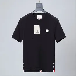 Мужские футболки Футболки Budge с вышивкой Рубашка Дизайнерские футболки Дышащие футболки из мягкого хлопка Полосатые топы с короткими рукавами Шорты Streewears S-4XL