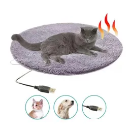 Tapetes Pet Cobertor Elétrico Almofada de Aquecimento Cão Gato Cama Tapete À Prova D 'Água Temperatura Constante Anti-Slip Drop Delivery Home Garden Dhbv1