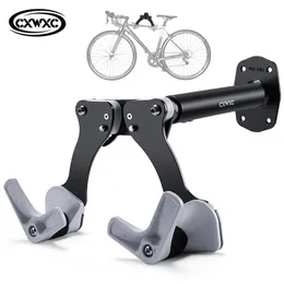 Bike Handlebars Components Bicycle Wall Mount Horizontal MTB Road Rack Hanger Hooks Holder for Garage Indoor Storage Repair Stand 230907