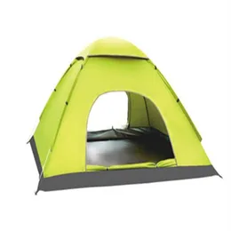 -Tenda portatile da campeggio esterna di nuova qualità per 2 persone, 2 porte, doppia asta in fibra di vetro impermeabile CTS002269J