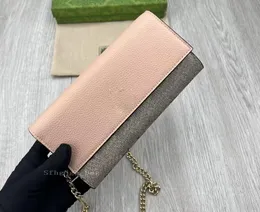 Hot Selling Chain Strape Women's Shoulder Bags Fashion Purse Messenger Bag Mini Bag Wallet Pinks Color G Hand Bag Luxurys Tote Bag