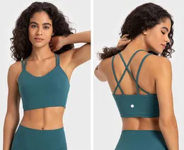 23lulu sutiã yoga colete spr listrado com nervuras longline womantops copo fixo sutiãs esportivos sexy volta moda roupa interior mulher regata