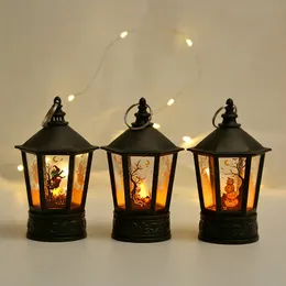 Decorações de Natal Halloween Decoração Eletrônica Vela Luz Retro Abóbora Bruxa Esqueleto Humano Noite Lâmpada LED 230907