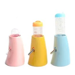 Small Animal Supplies Pet Hamster African Mini Hedgehog Water Bottle Holder Ceramic Drinker Without Accessories 230907