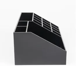 Брендовая коробка для хранения помады Роскошная акриловая коробка для макияжа высокого уровня Косметическая классификационная сетка Леди Модный комод Сумка для хранения Dres3208143