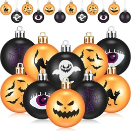 기타 축제 파티 용품 12 Pak Liontin Dekorasi Halloween Perlengkapan Bola Kelelawar Ktv Mall Rumah Hantu Tema Bar 230907