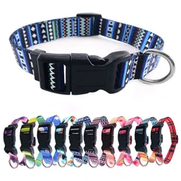 Factory Wholesale Pet Supplies Digital Printing Pet Collar Bohemian Ethnic Style Dog Collar Dog Leash