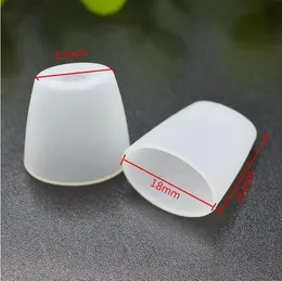 White Flow Pods Drip Tip Soft Silicone Test Cap Disposable Tips Cover Rubber Mouthpiece Tester For Flow pod system kit