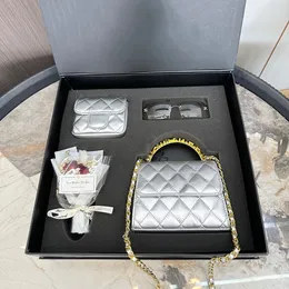 Conjunto de combinación de bolsos de diseñador de lujo, bolso con cadena, bolso cruzado, bolso de maquillaje, bolso multifuncional, bolsa de viaje de ocio 06