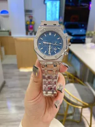 2024 New Watch Women's Leisure Diamond Watches Gold Steel Case Steel Stains Stains Quartz Wristwatch Relogio Maschulino AP12