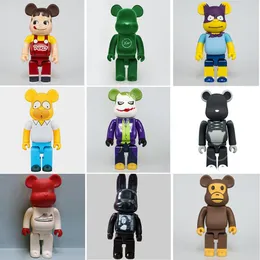 Dekorative Objekte Figuren 28CM 400 Bearbricklys für Ka Actionfiguren Cartoon Blöcke Bärenpuppen PVC Sammlermodelle Spielzeug Ani294G
