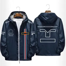 F1 Jacket Formel One Racing Team Hooded Tops Män och kvinnor 2021 Fall Winter Racing Suit Jackets Jackor265o