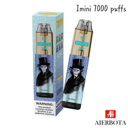 Imini 7000 Puffs Einweg-E-Zigarette, Einweg-Vape-Pen, 20 reguläre Geschmacksrichtungen mit Airflow Control Mesh Coil, 850 mAh Akku, 15 ml Eliquid vom Hersteller
