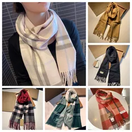 2023 New designer scarf womens mens scarf designers fashion brand Cashmere Scarves Long Wraps Winter Classic Printed Check Big Plaid Shawls