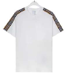 Дизайнерская футболка Роскошная мужская черная рубашка с буквами мужская мода Рубашки с принтом с коротким рукавом Модный дизайнерский бренд Хлопковая футболка Мужская короткая футболка