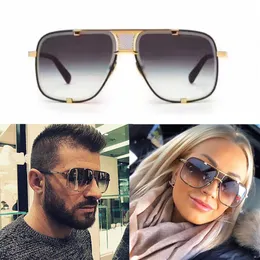 Designer-Sonnenbrille für Herren und Damen, Dita Mach Five 2087, Metall, rahmenlos, einteilige Luxus-Marken-Sonnenbrille, Top-Qualität, Originalverpackung 3161