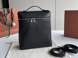 Realfine888 Bags 5A LP LoroPiana Extra Pocket Backpack L23.5 Calfskin Leather Shoulder Handbags Luxury Designer Purse For Women with Dust Bag FAM6491