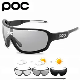 POC Pochromic 5 Lens Polarized Sunglasses Men Women Cycling Glasses 220527278P