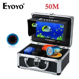 Eyoyo 50 м 7 эхолот подводная камера для зимней рыбалки 12 шт. светодиодный эхолот зимние карповые снасти аксессуары 242 Вт