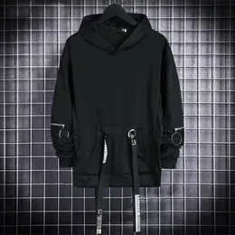 Kadın Hoodies Sweatshirts Şık Gotik İnce Erkekler Y2K Moda Punk Sokak Giyseni Teknik Giyim Harajuku Koreli Modaya Giyim Hip Hop Gevşek Hoodie 230909