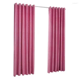 Cortina estrelas brilhantes crianças cortinas para crianças menino menina quarto sala de estar cortinas blackout feito sob encomenda drapespink2103