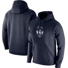 USC Trojans Heathered Grey Vintage Logo Club Fleece Pullover Hoodie UConn Huskies Sweatshirt GGG326P