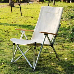 Camp Furniture AoLiviya sh New Wholesale Sun Lounger Aluminium Aluminium Set High Falled Set Ultralight Picnic Poortable Beach Sea Dog Chair Liftin HKD230909