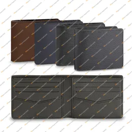 Unisex moda gündelik tasarımcı lüks ince ince cüzdan anahtar kese kredi kartı tutucu madeni para yüksek kalite üst 5A m62294 n63261 m60244r