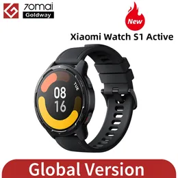 Smart Watches Global Version Watch S1 Active 143 "AMOLED Display Bluetooth Telefonsamtal GPS MI SmartWatch Blood Oxygen 12 dagar Batteri 230909