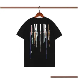 Męskie T-shirty Women Designer T koszule drukowana moda Man T-shirt Najwyższej jakości bawełniane koszulki Luksusowe luksusowe dhrcs Hip Hop Streetwe