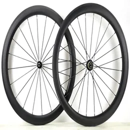 700c 50mm derinlik yol bisiklet karbon tekerlek seti 25mm genişlik katkı powerway ile karbon jantlar r36 hub ud mat kaplama2513