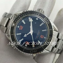 New Super Factory Automatic Cal 8900 Watch Black Ceramic Salendar Ocean Watches Full 45mm 007 Dive 600M Planet Luminous Wris2344