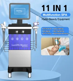 11 in 1 Hydradermabrasion Care Facial Machine分数RF超音波マイクロダーマブレーションプロフェッショナル酸素フェイシャル機器クリスタルダイヤモンドウォーターピーリング