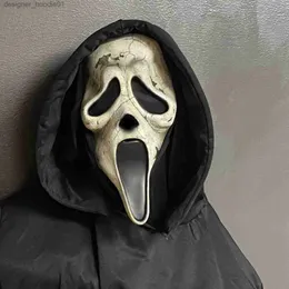 Kostümzubehör Partymasken Ghostface Scream 6 Maske Halloween Horrorfilm Killeranzug Terror Cosplay Latex Mascara Vollgesichtsmaskerade für Männer S230911