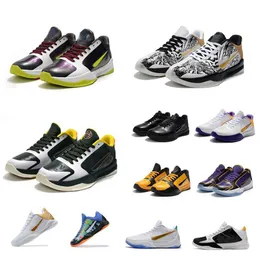 رجال الأسود Mamba 5S Protro Basketball Shoes ZK5 Bryants 5 kb5 undftd ماذا لو كان Eybl Chaos Bruce Lee Lakers Big Stage Sneakers Tennis239K