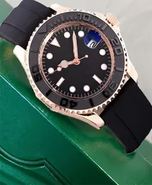 Часы с керамическим безелем 40 мм Мужские часы Orologio Sapphire Мужские часы с автоматическим механизмом Механические часы Montre de luxe Watchlyd Удобные силиконовые часы GMT