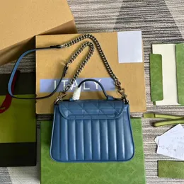 10A Mini Top Ruse Bag Luksusowa lady torebka Oryginalna skórzana torby krzyżowe Modne torby na ramię designerskie torby 21 cm z pudełkiem G2960