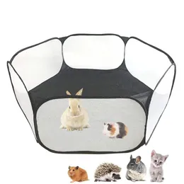 Other Pet Supplies Portable Cat Dog Cage Tent Playpen Folding Fence For Hamster Hedgehog Small Animals Breathable Puppy Rabbit Guinea Pig 230909