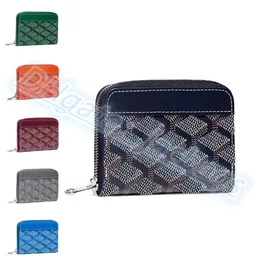 Mini Fashion Matignon Key Wallet Purse Card Holder Men Kvinnors innehavare Presentmynt Hela äkta läder Famous Slotcard Lu2838