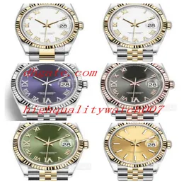 20 Colors Classic Series Ladies Watch M126233 126231 126234 Rostfri 36mm Asia ETA 2813 Movement Automatic Sport Women's294T