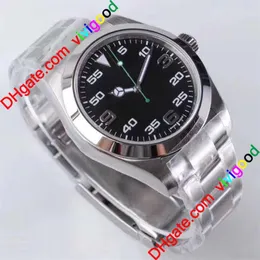 Mężczyźni Watch Airking Series 40 mm Sapphire Mirror Master 116900 Automatyczny ruch mechaniczny Wysokiej jakości 316L zegarek ze stali nierdzewnej B229Q