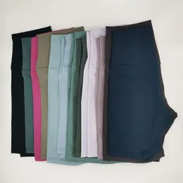 Pantalon court de Yoga taille haute, short de sport, sens nu, sans ligne en T, Slim, élastique, serré, 204A, L-067