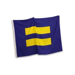 Limited Human Rights Campaign LGBT Equality Flags 3'X5' Foot 100D Polyester High Quality With Brass Grommets208J270I